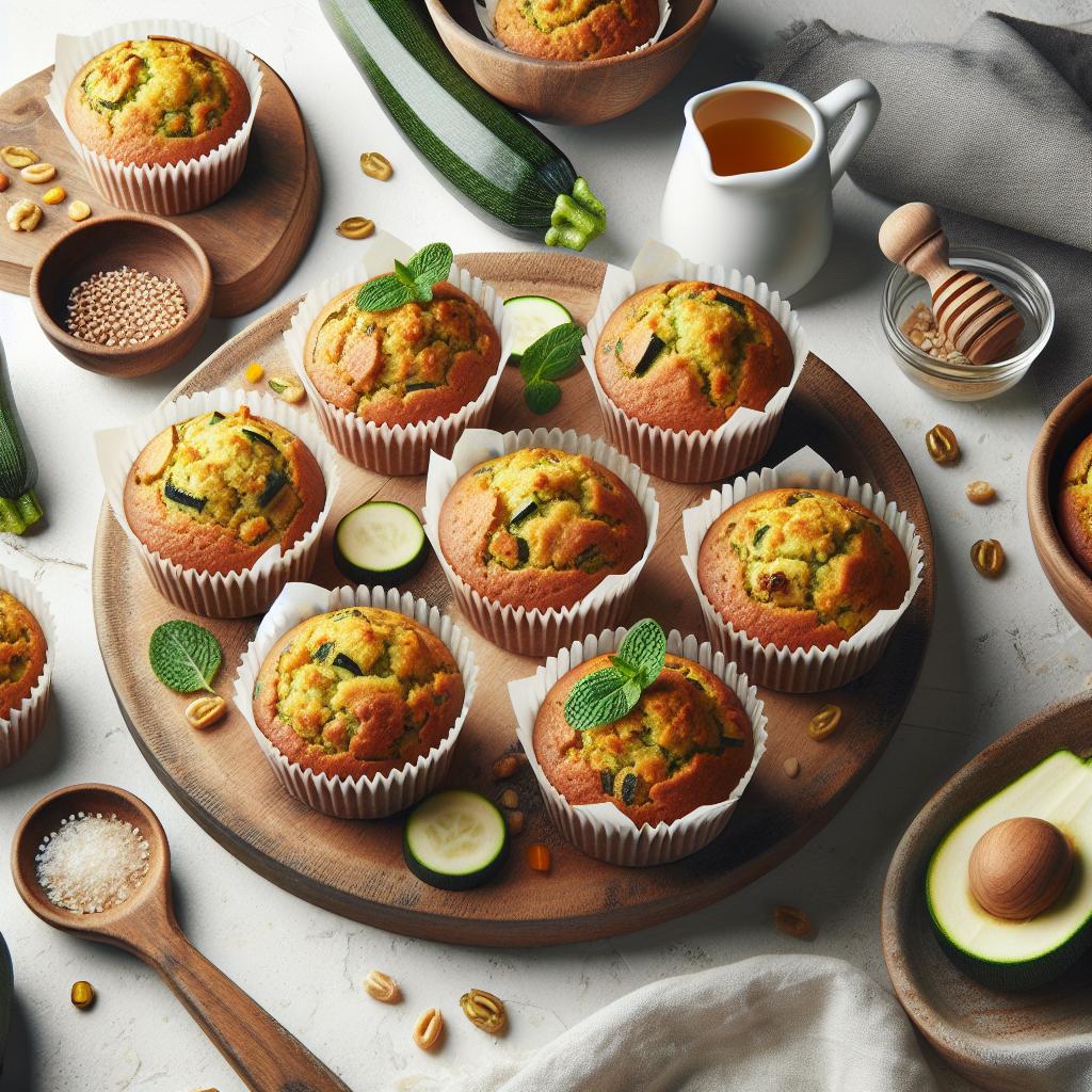 Wholesome Zucchini Muffins: Nutritious Bites of Goodness