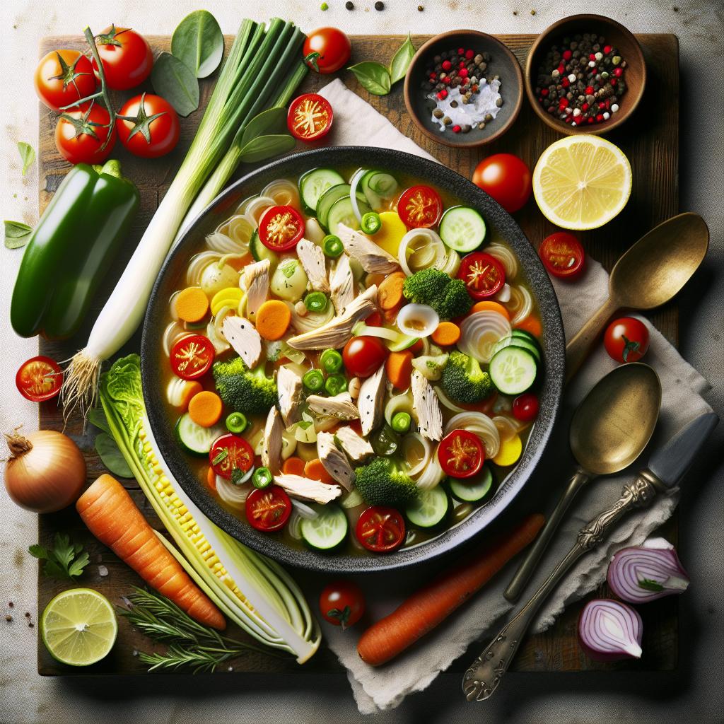 Warm Up with Cozy Slow Cooker Chicken & Veggie Soup