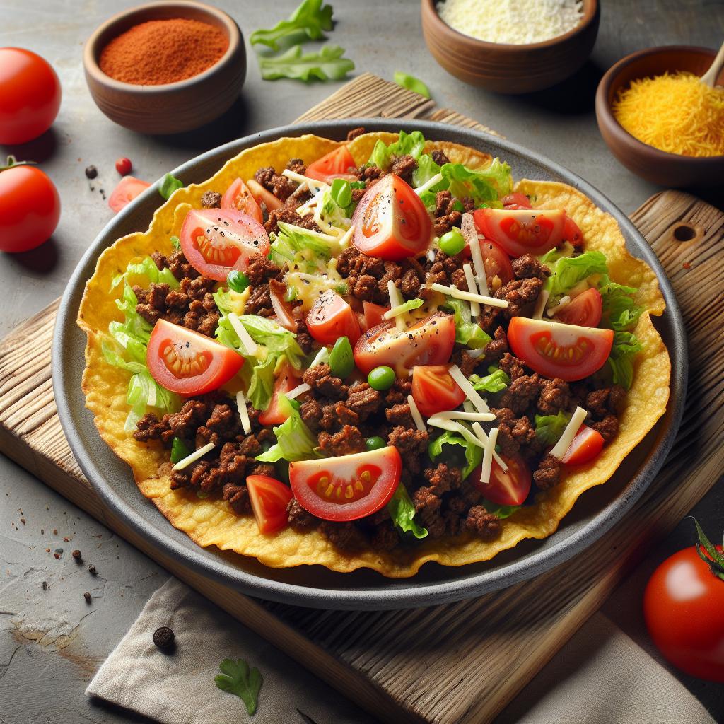 Crispy Savory Beef Tostadas: Easy Ground Beef Delight