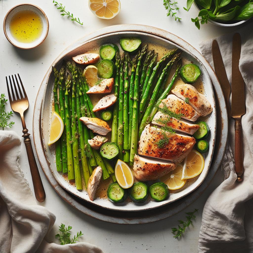 Deliciously Easy Quick Sheet Pan Chicken & Asparagus Dinner