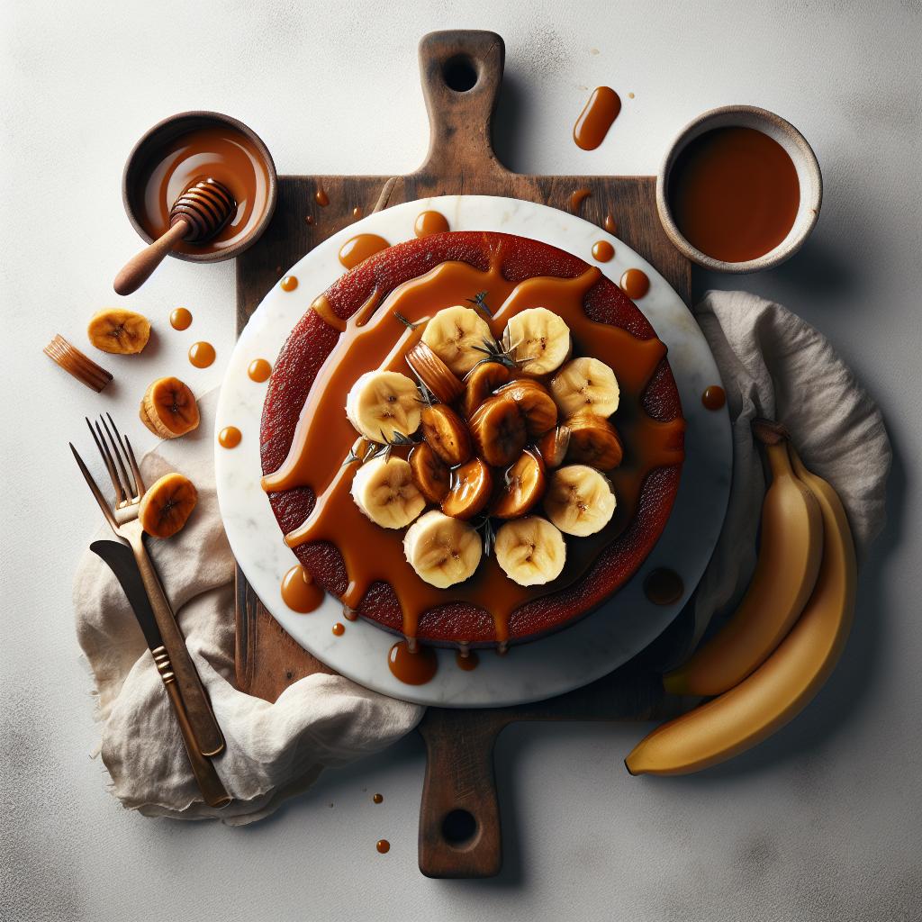 Indulgent Rich Caramel Banana Cake: A Decadent Treat