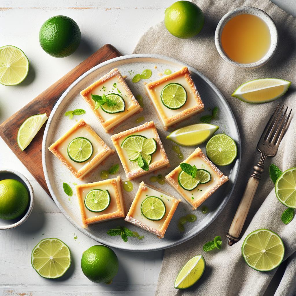 Zesty Bliss: Easy Key Lime Pie Squares Recipe Unveiled