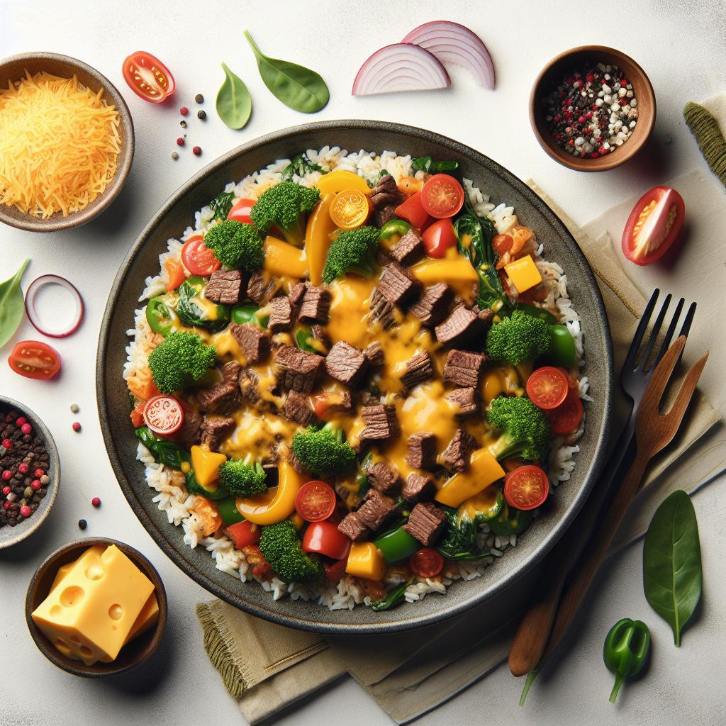 One-Pot Wonder: Quick Cheesy Beef and Rice Skillet Recipe