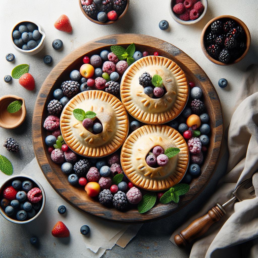 Delight in Elegant Mixed Berry Hand Pies: A Sweet Treat