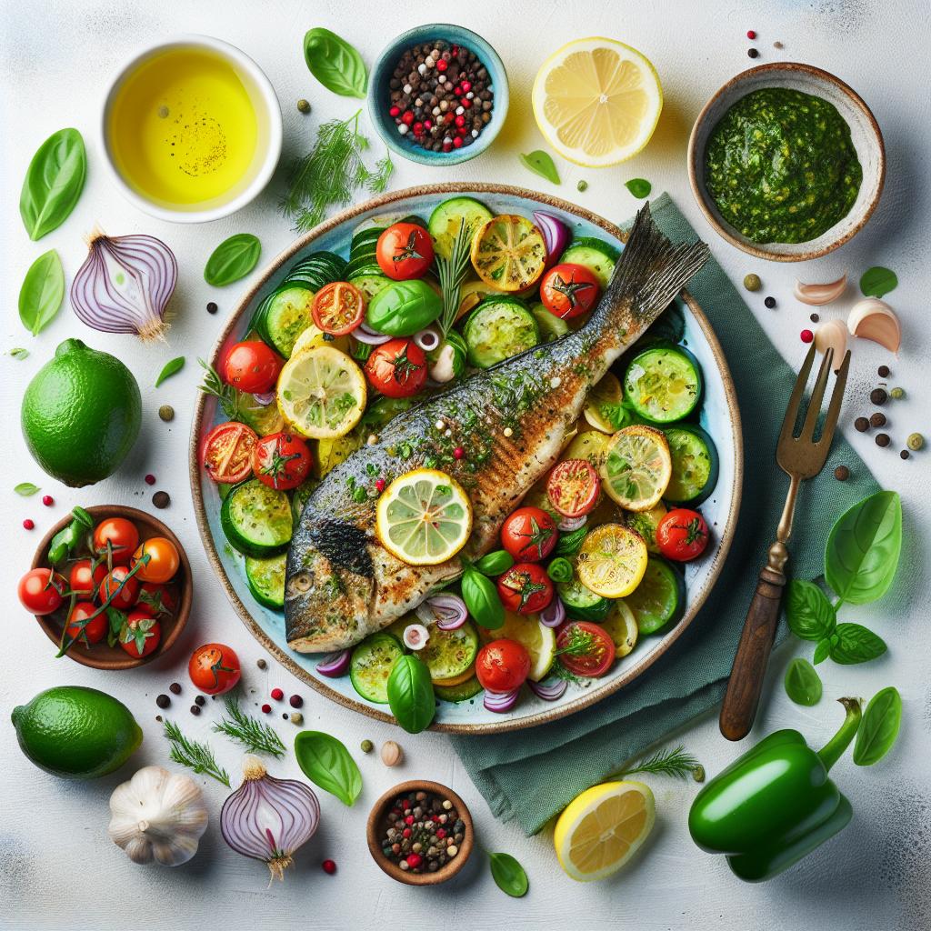 Zesty Mediterranean Lemon-Herb Fish: A Fresh Coastal Delight