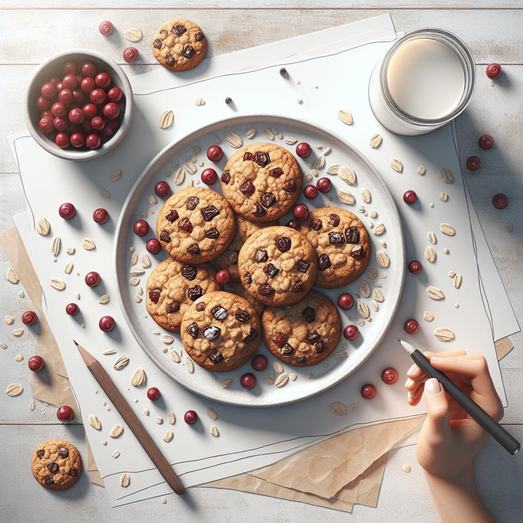 Wholesome Oatmeal Choco-Cranberry Cookies Made Easy