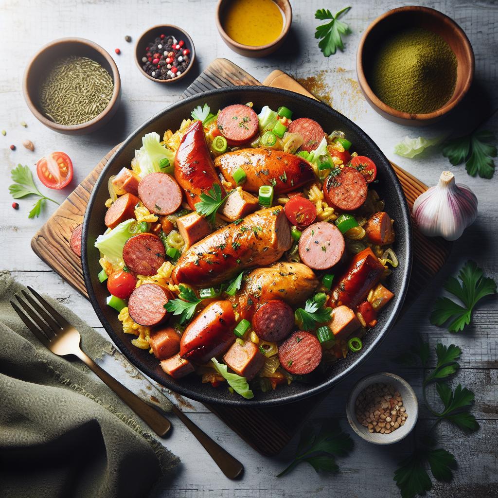 Savory Chicken & Sausage Jambalaya: A Compliant Delight