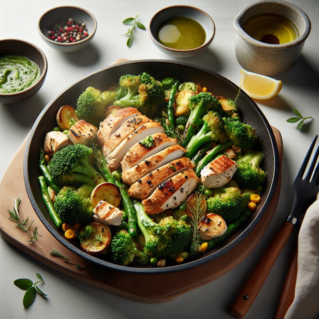 One-Pan Wonder: Easy Skillet Chicken and Broccoli Feast