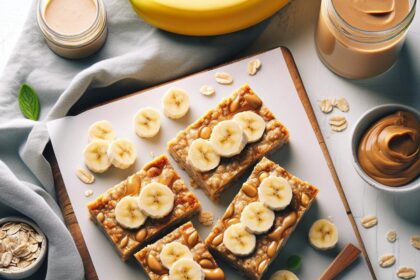 Deliciously Simple Peanut Butter Banana Oatmeal Bars Recipe