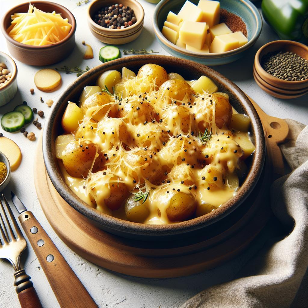 Melty Magic: Creamy Slow Cooker Cheesy Potato Delight