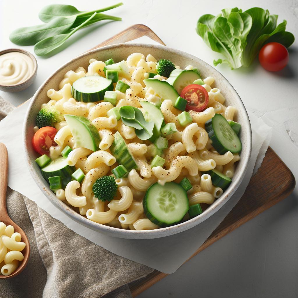 Homestyle Creamy Macaroni Salad: Classic Comfort in a Bowl