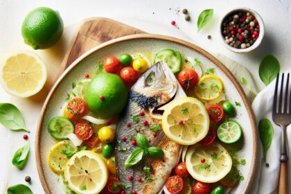 Zesty Mediterranean Lemon-Herb Fish: A Fresh Coastal Delight