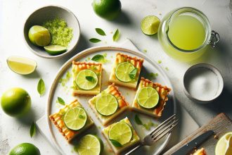 Zesty Bliss: Easy Key Lime Pie Squares Recipe Unveiled