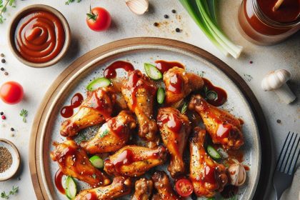 Irresistible Savory Baked Chicken Wings with Tangy BBQ Sauce