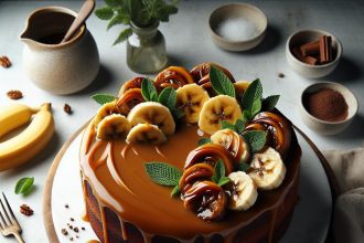 Indulgent Rich Caramel Banana Cake: A Decadent Treat