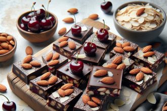 Irresistibly Healthy Chocolate Cherry Almond Bars Recipe