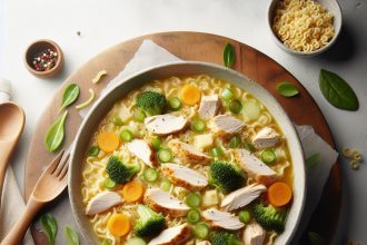One-Pot Cheesy Chicken Noodle Soup: Comfort in a Bowl