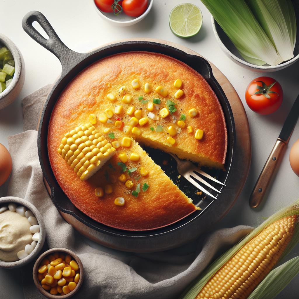 Golden Goodness: Easy Homestyle Skillet Cornbread Recipe