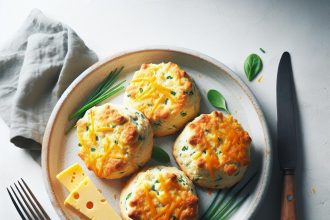 Whip Up Quick Cheddar & Chive Scones: Savory Delight!