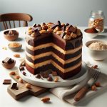 Decadent Triple Layer Chocolate Peanut Butter Cake Recipe