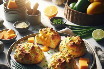 Savory Delight: Quick Cheddar and Chive Scones Recipe