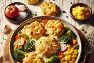 Cheddar Bay Biscuit Chicken Cobbler: Savory Southern Comfort