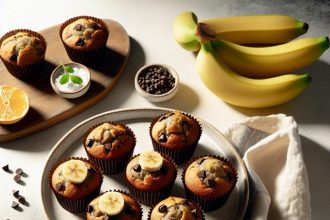 Wholesome Quick Chocolate Chip Banana Muffins Recipe
