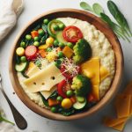 Wholesome Southern Grits Bowl: Cheesy Veggie Delight Made Easy