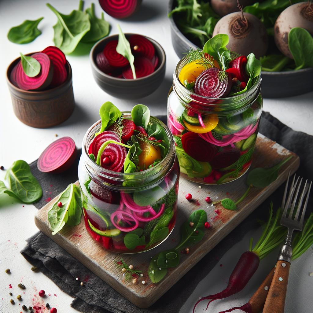 Gourmet Pickled Beet Salad Jars: A Flavorful Pickle Fix